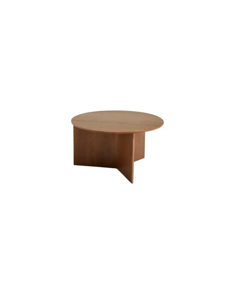 Couchtisch Slit - Holz natur - Nussbaumfurnier - Designer Hay Studio
