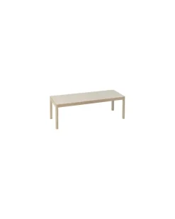 Couchtisch Workshop - Holz natur - Linoleum - Designer Cecilie Manz