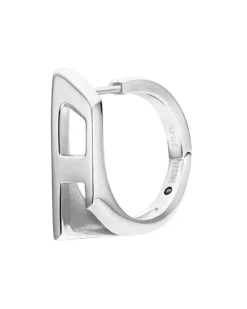 Creolenohrring aus Edelstahl - Ohrringe - Unisex - Silber