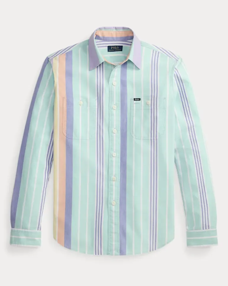 Custom-Fit Oxford-Arbeitshemd Blue