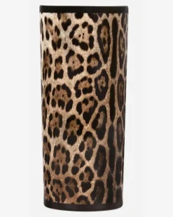 Cylindrical Porcelain Vase - Vasen Multicolor