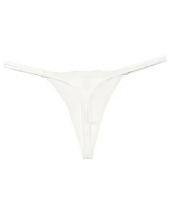 Daisy Tanga mit Blumenspitze - Weiß
