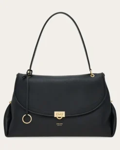 Damen Ferragamo Sofia 2026 Schultertasche (L) Schwarz