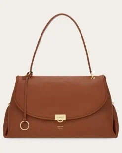 Damen Ferragamo Sofia 2026 Schultertasche (L) Braun