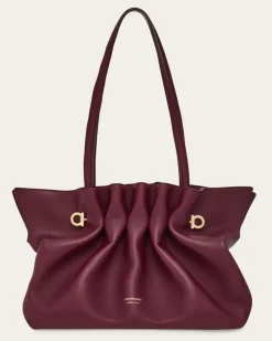Damen Ferragamo Soft-bag (M) Violett