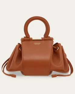 Damen Gancini Beuteltasche Braun