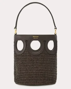 Damen Gancini-Beuteltasche (XS) Braun