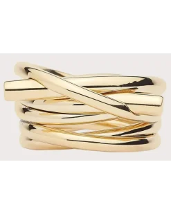 Damen Gancini Ring - Größe 56 Gold
