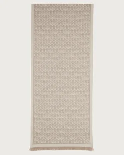 Damen Gancini-Wollschal Beige