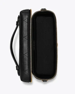 Damen Gesteppte Charlie Kosmetiktasche Black