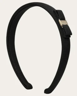 Damen Haarreifen mit Vara-Schleife Schwarz