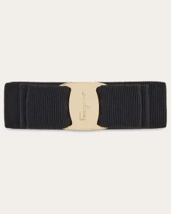 Damen Haarspange mit Vara-Schleife Schwarz