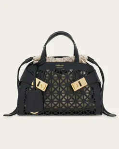 Damen Hug Handtasche (XS) Schwarz