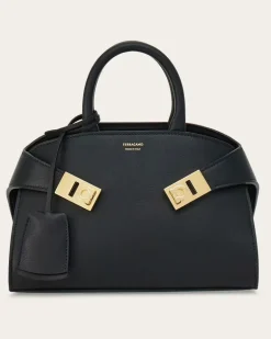 Damen Hug Handtasche (XS) Schwarz