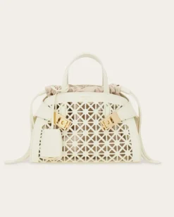 Damen Hug Handtasche (XS) Weiß