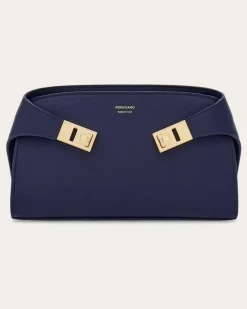 Damen Hug Mini Umhängetasche Blau