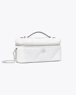Damen Kira Kosmetiktasche in Vintage-Optik mit Rautensteppung kira Cirrus
