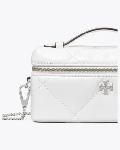 Damen Kira Kosmetiktasche in Vintage-Optik mit Rautensteppung kira Cirrus