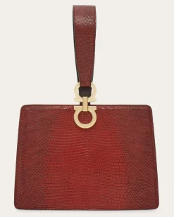 Damen Mini Clutch Rot