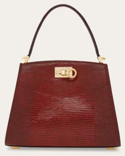 Damen New Ferragamo Studio Box Bag (S) Braun
