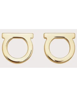 Damen Ohrringe mit Gancini-Detail (L) Gold