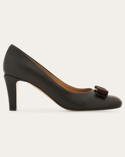 Damen Pumps mit Vara-Schleife Braun Größe