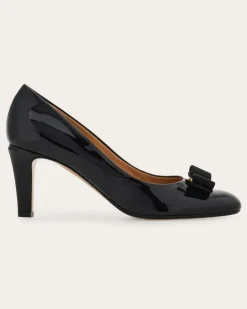 Damen Pumps mit Vara-Schleife Schwarz Größe 5