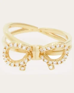 Damen Ring mit Vara-Schleife (54 mm) Gold