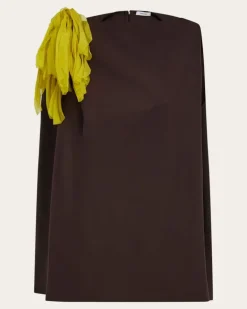 Damen Ärmelloses Top Braun