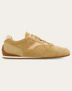 Damen Sneaker mit Gancini-Ornament Beige Größe