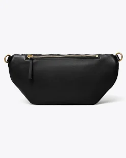 Damen Weiche, wandelbare Fleming Gürteltasche Black