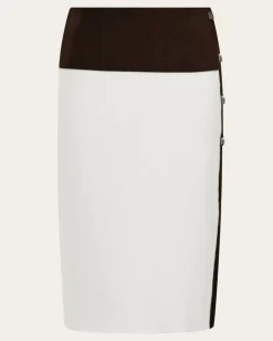 Damen Wollrock Weiß
