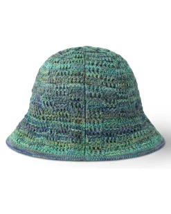 Damier Palm Tree Crochet Hut Green