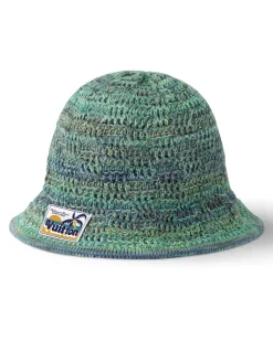 Damier Palm Tree Crochet Hut Green