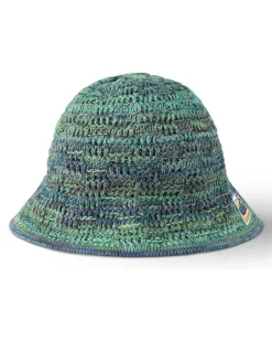 Damier Palm Tree Crochet Hut Green