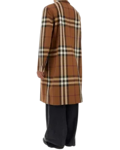 Darkbirchbrownip Exterior: Cotton Trench Coat