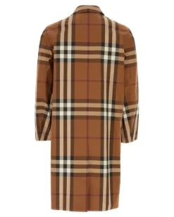Darkbirchbrownip Exterior: Cotton Trench Coat