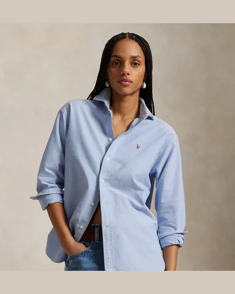 Das klassische Relaxed-Fit Oxfordhemd Blue