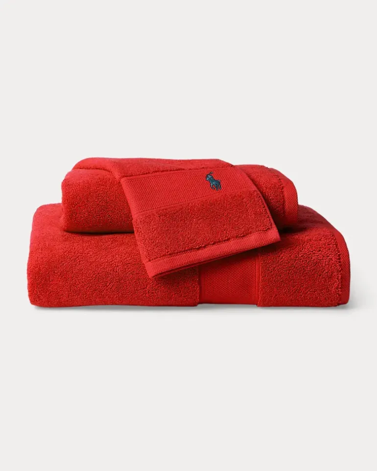 Das Polo und Badematte Red
