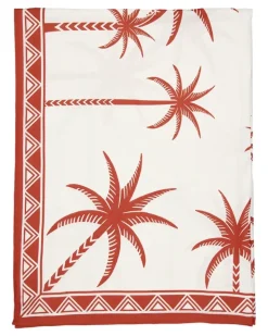 Date Palms Tischdecke - Weiß