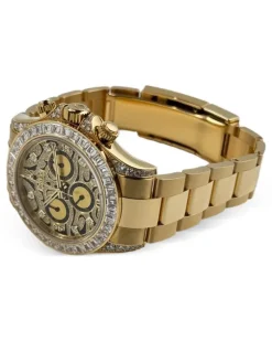 2024 Daytona Armbanduhr mit Diamanten 40mm - Schwarz