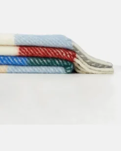 Decke aus einem Alpakawollgemisch Multicolor
