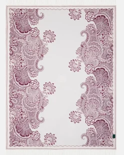 Decke aus Wolle Rosa