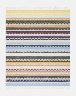 Decke Clifford aus einem Wollgemisch Multicolor