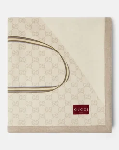 Decke GG aus Wolle Beige