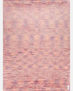 Decke Kleve aus Wolle Rosa