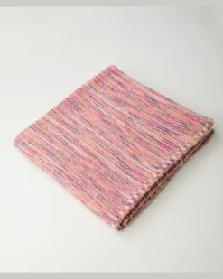 Decke Kleve aus Wolle Rosa