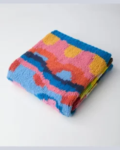 Decke Levy aus Kaschmir und Wolle Multicolor