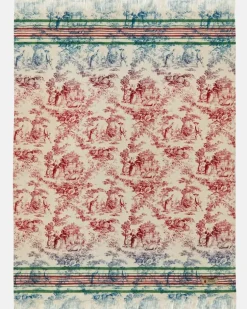 Decke Zacinto aus Leinen Multicolor