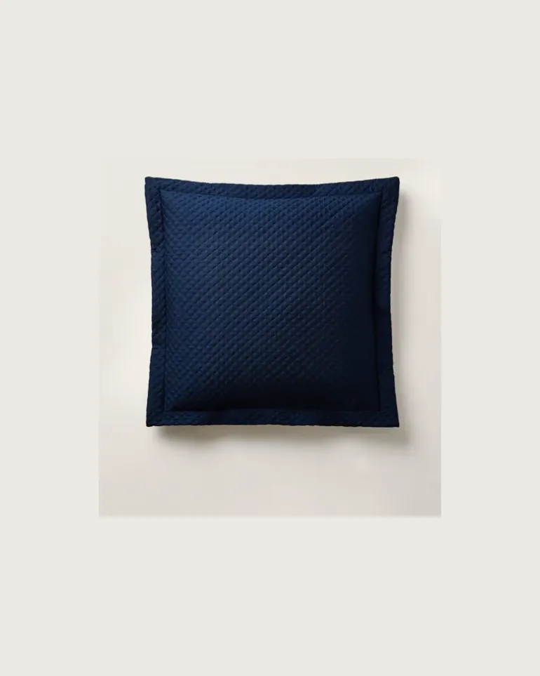 Dekokissenbezug mit Argyle-Muster Blue